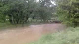 Galla patak áradása Tatabányán 1