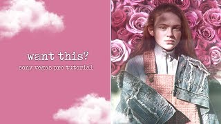 floral paint stroke reveal - vegas pro tutorial