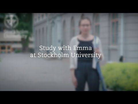 Study with Emma at Stockholm University