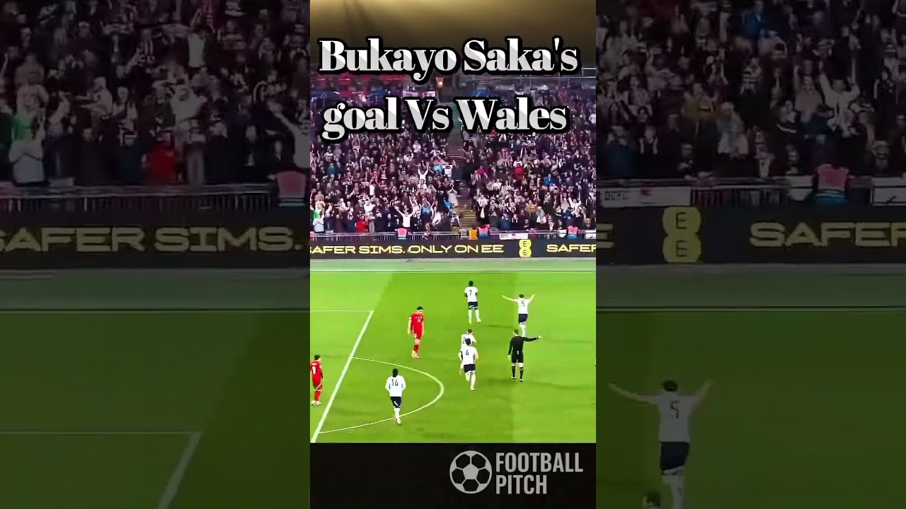 What a goal from Saka 