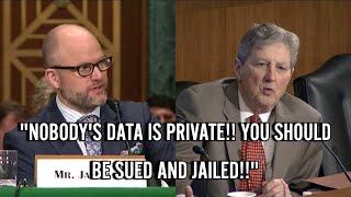 Sen. Kennedy DESTROYS BIG TECH OFFFICIALS!! UNCOVERS Hidden secrets on Data Privacy.