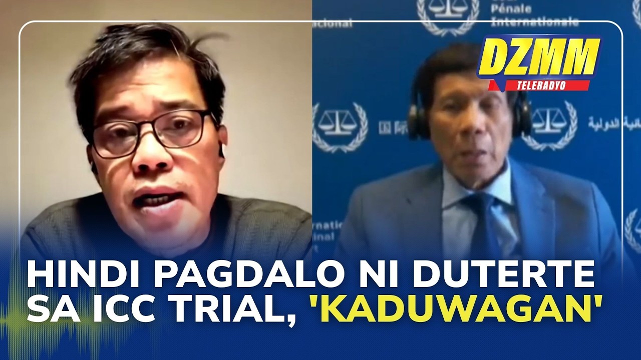 Duterte’s absence in ICC hearing slammed as 'irresponsible, cowardly' | (21 February 2026)