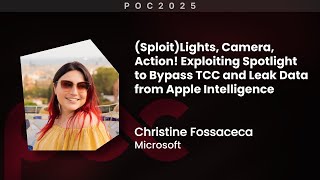 POC2025 | Exploiting Spotlight to Bypass TCC and Leak Data from Apple Intelligence