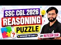 SSC CGL 2026 Puzzle | Complete Chapter | Concepts, Tricks + PYQs | By Nitesh Narwani
