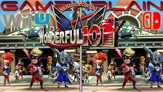 The Wonderful 101: Remastered  Graphics Comparison (Switch Vs. Wii U)