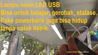 SETELAH 8 BULAN PEMAKAIAN LAMPU LED USB HARGA 30 RIBUAN MASIH TERANG BANGET || REVIEW. 