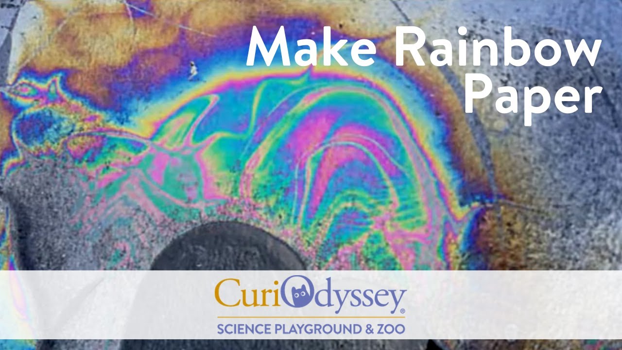 How To Make Rainbow Paper — STEAM Experiment for Kids 
