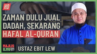 Download lagu Ustaz Ebit Lew - Zaman Dulu Jual Dadah, Sekarang Hafal Al-Quran