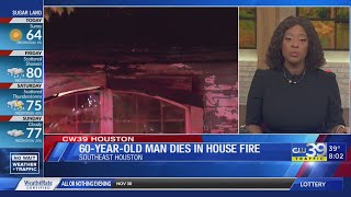 60-year-old man dies in house fire