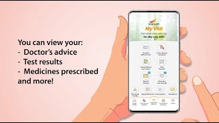 My Visit (SingHealth HealthBuddy App) - View doctor's advice, test results and medicines prescribed! screenshot 2