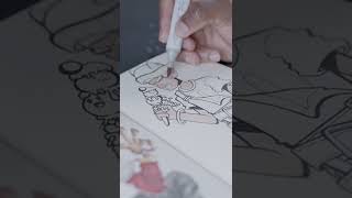 How to Color With Copic markers (#shorts)