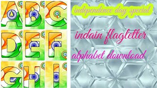 independence day special, indian flagletter alphabet download screenshot 1