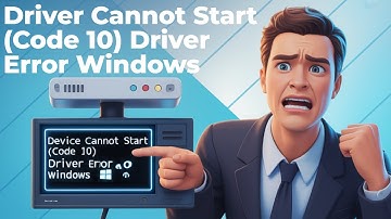 Quick Fix - Device Cannot Start (Code 10) Driver Error on Windows 10 or Windows 11 [TUTORIAL]