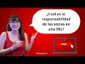 Cual es la responsabilidad de los socios en una srl