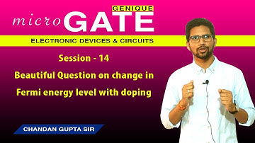 Session 14 I Beautiful Question on change in Fermi energy level with doping I EDC I micro GATE 2020