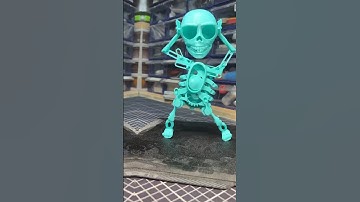 3D printed dancing skeleton 😂 #shorts