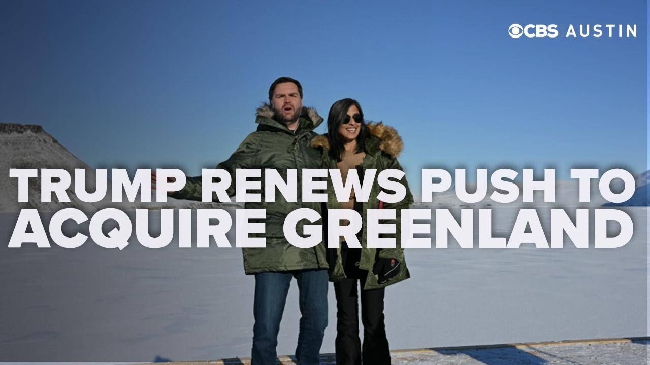 Trump renews push to acquire Greenland as congressional delegation heads to Denmark