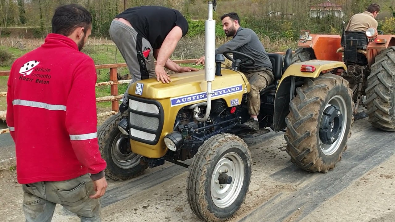 Austin leyland 154 vs 480 Türkfiat traktör çekişmesi.(leylanda herşey