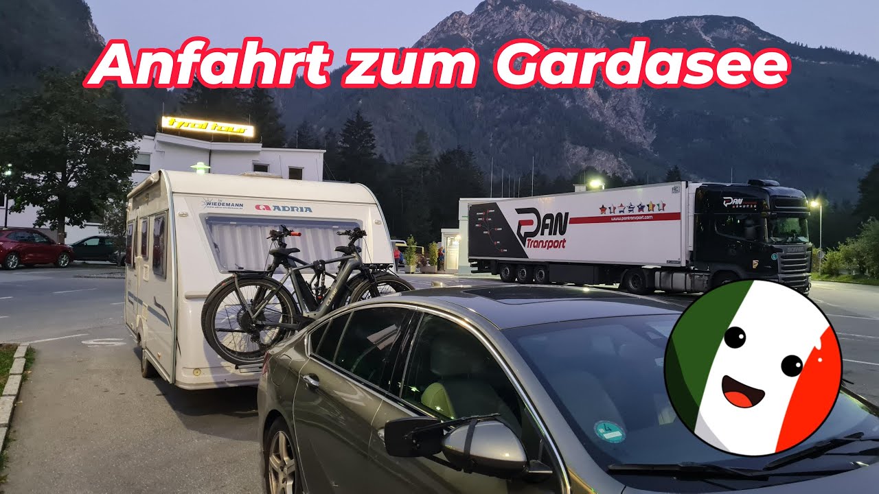 "Unser erstes Wohnwagen-Abenteuer zum Gardasee: Frühstart, Alpen-Panorama und Camping-Glück! 🚐🏔️"