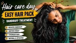 Severe Dandruff? Try This Simple Home Treatment #homevlog #dailyvlog #dandruff #treatment 