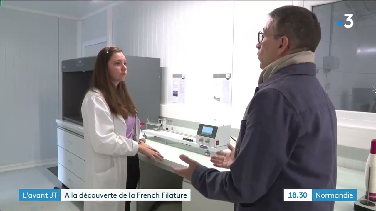 Le Lin, au champ et chez NatUp fibres - Reportage France3