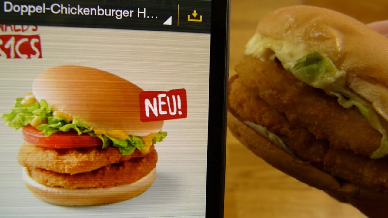 Wie Viel Kalorien Hat Ein Chickenburger Von Mcdonald's McDonald's - Double / Doppel Chickenburger - YouTube