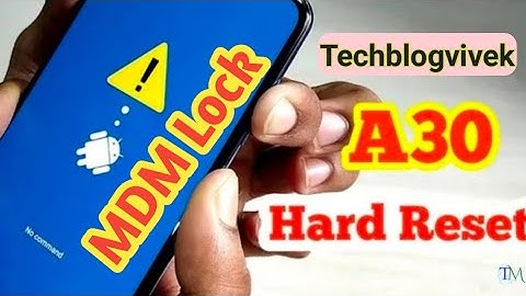 2021 MDM  Locked Samsung A30  | Bypass Samsung MDM Lock Andorid mdm does not allow factory reset A30