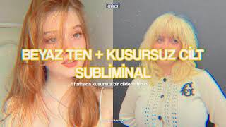 beyaz ten + kusursuz / pürüzsüz cilt subliminal çok güçlü (açıklamayı oku!) Resimi