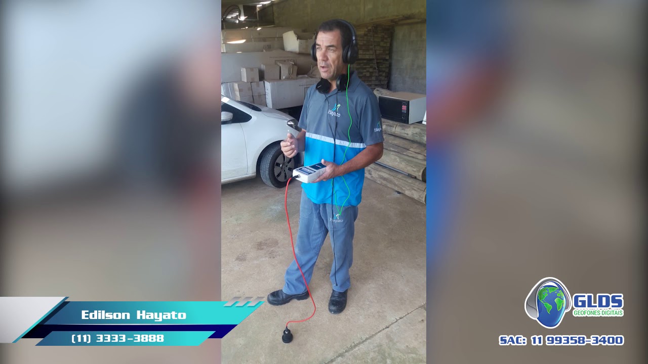 GLDS - Depoimento do Profissional Edilson sobre os Aparelhos GLDS Geofones Digitais LD-15