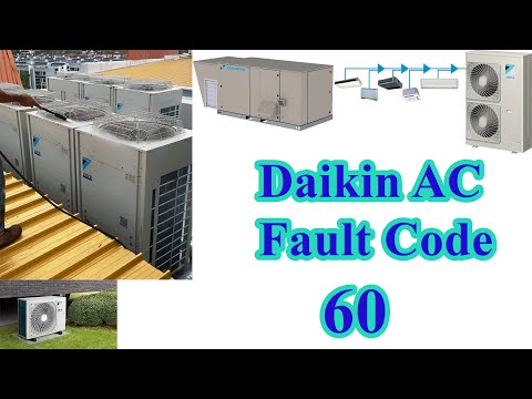 How to solve daikin ac error code 60?