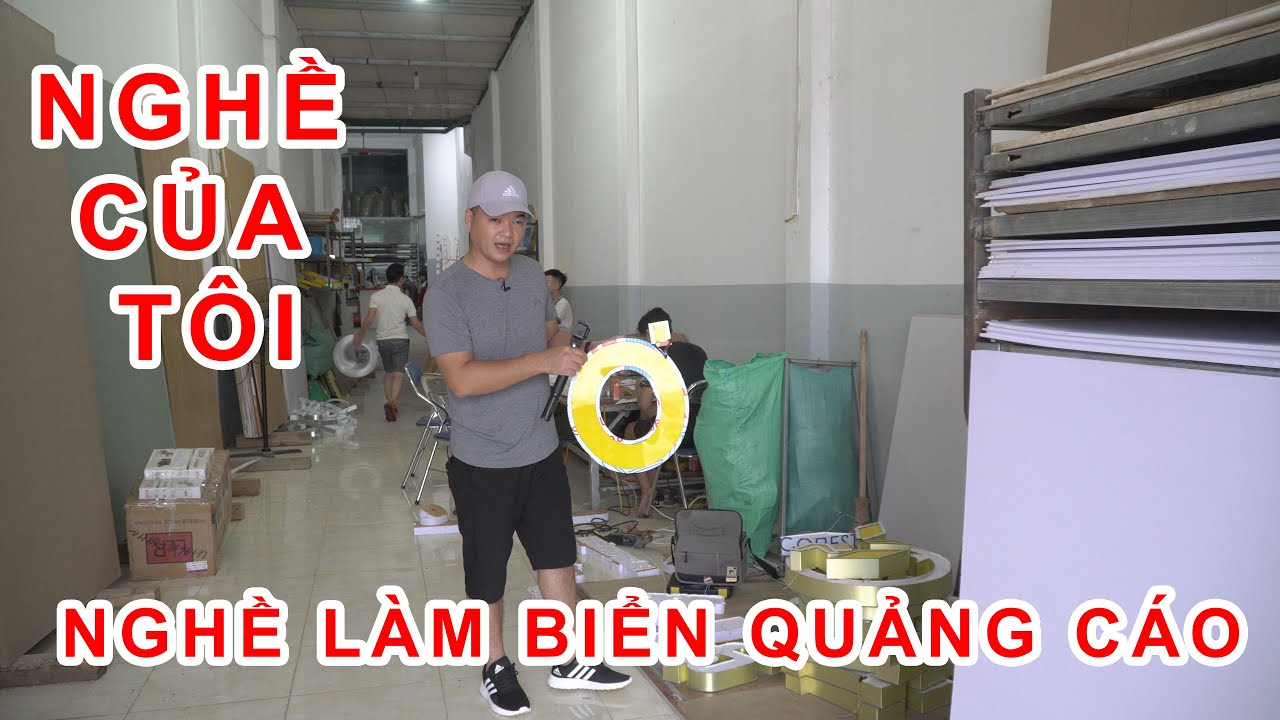 thi công biển quảng cáo New 2022 NGHỀ CỦA TÔI - LÀM BIỂN QUẢNG CÁO