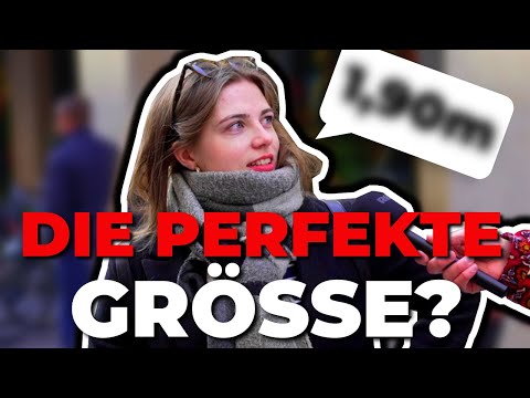 Auf DIESE GRÖSSE stehen die Frauen (Teil 2) - Straßenumfrage #28