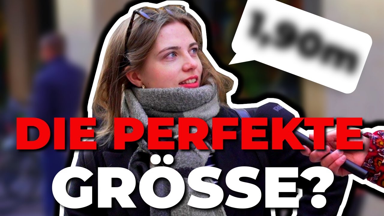 Auf DIESE GRÖSSE stehen die Frauen (Teil 2) - Straßenumfrage #28