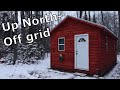 Off Grid shed to cabin project: The wood stove is finally installed and heating my tiny home.