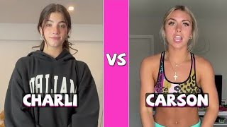Chiarli Damelio Vs Carson Roney Tiktok Dance Compilation