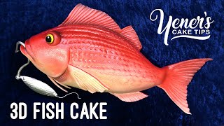 3D FISH CAKE Tutorial | Yeners Cake Tips with Serdar Yener from Yeners Way screenshot 5