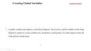 Global Variables in LabVIEW