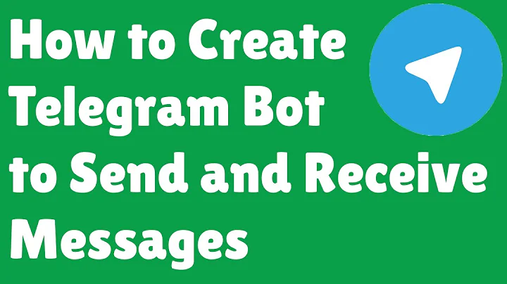 How to Create Telegram Bot Send and Receive Messages