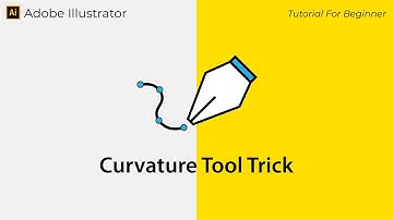 Easy How to Use Curvature Tool - Adobe Illustrator Tutorial