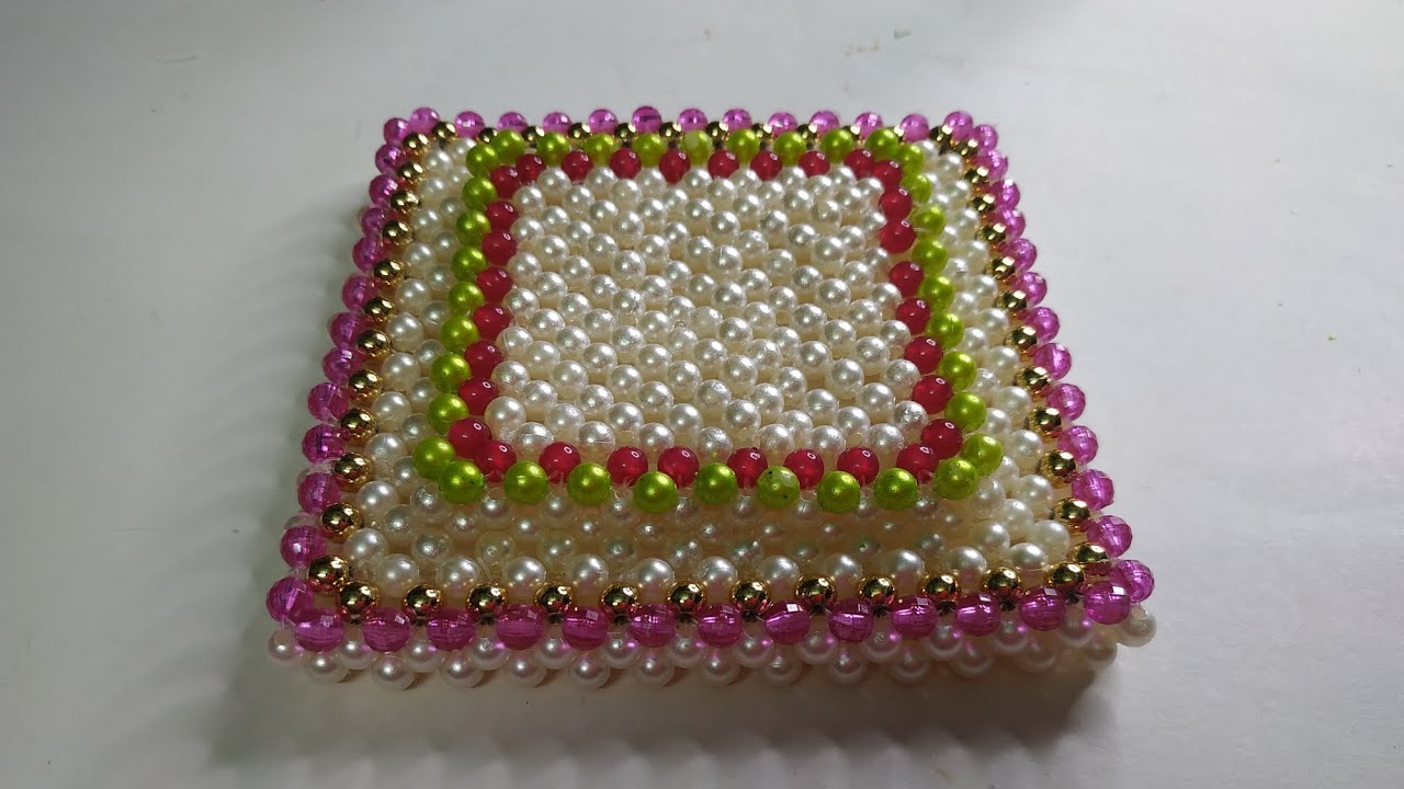 Beaded Tulsi Vrindavan || part 1||Tulsi Vrindavan making Craft||