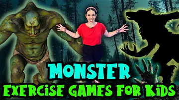 Monster Exercise for Kids | Scary Workout for Children | Indoor PE Lesson