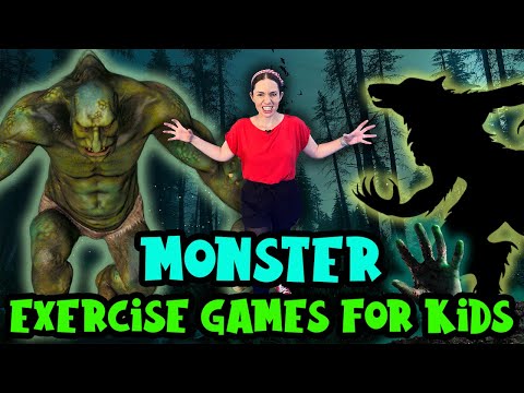 Monster Exercise for Kids | Scary Workout for Children | Indoor PE Lesson