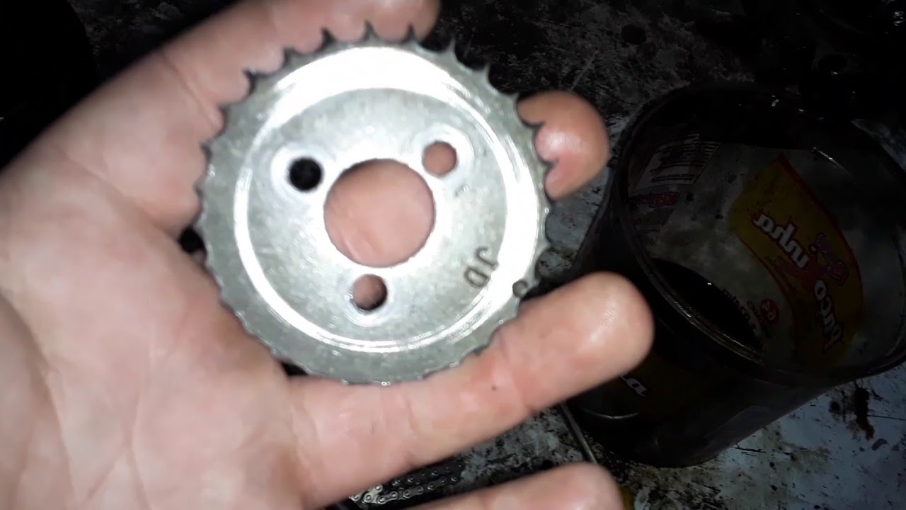 Como trocar corrente de comando sem desmontar parte de forca 50cc biz pop