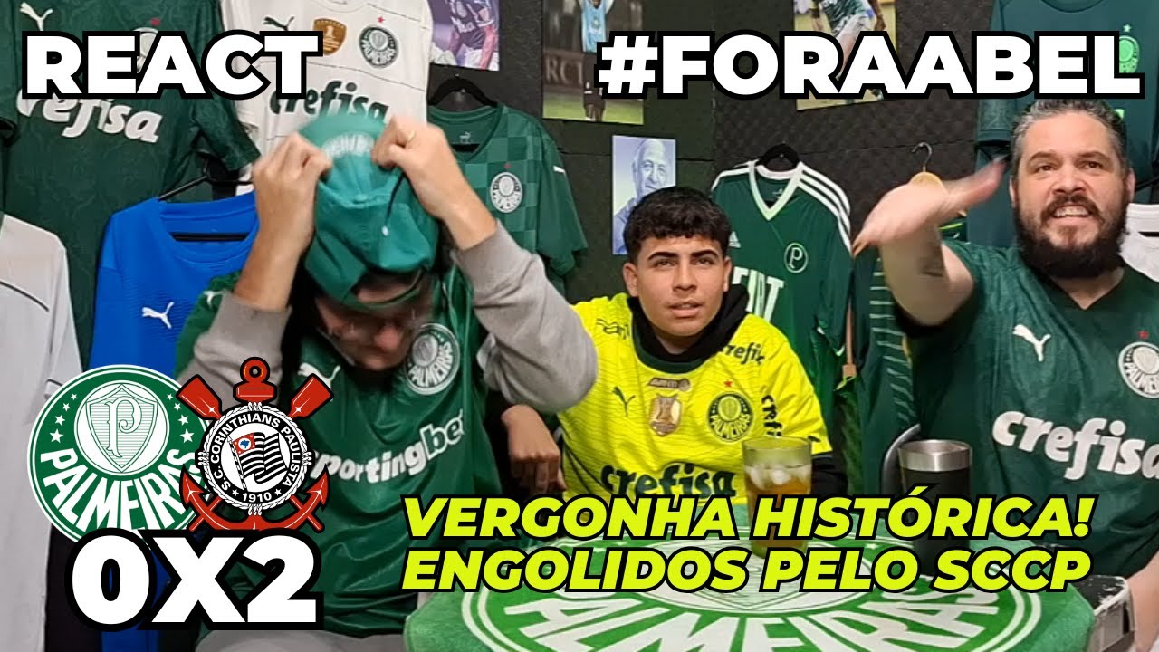 REACT PALMEIRAS 0X2 CORINTHIANS | CONSTRANGIMENTO! QUE VERGONHA! ABSURDO! COPA DO BRASIL 2025