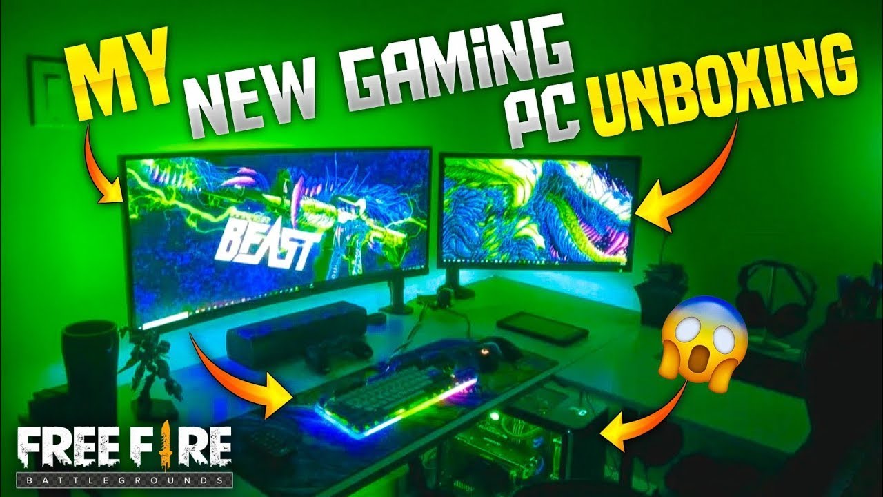 My New Gaming Pc unboxing Garena Free Fire Dream Pc let's unboxing ...