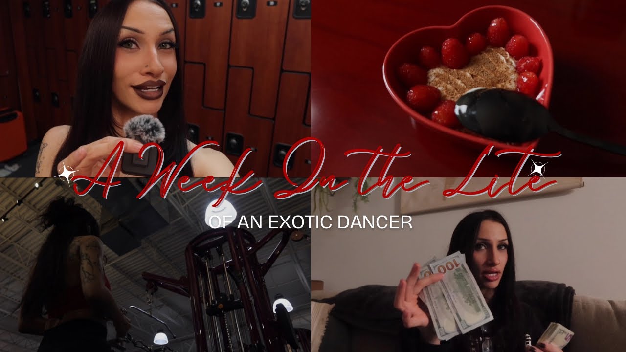 A Week in the Life of an Exotic Dancer | Money Counts, Makeup, Gym, Yapping, Stripper Vlog | INDY 📍