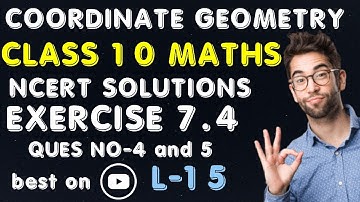 coordinate geometry class 10 ncert solutions exercise 7.4++