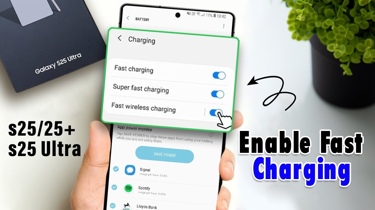 How To Enable Fast Charging On Samsung Galaxy S25/ S25 Ultra - YouTube