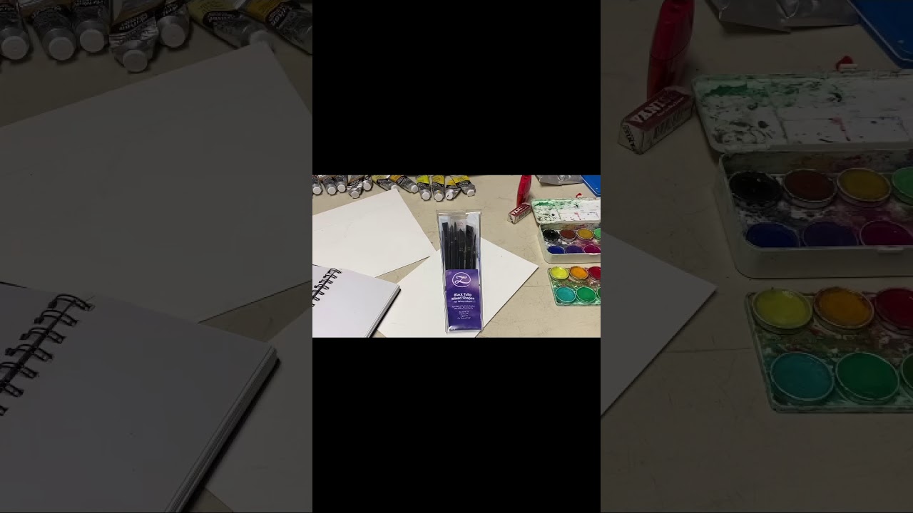 Brushes Made out of Squirrel Hair!??- ZenArt WaterColor Brushes Review