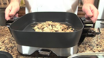 VitaChef - Smoke Using the Steamer Skillet  - VitaChef ™ http://www.vitachef.com